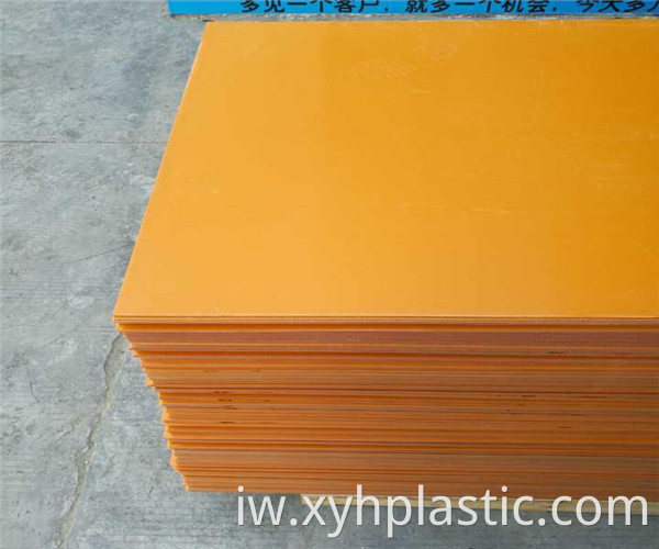 Orange Phenollic Bakelite Plate